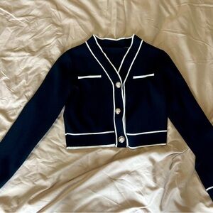 SHEIN Black Textured Knit Top